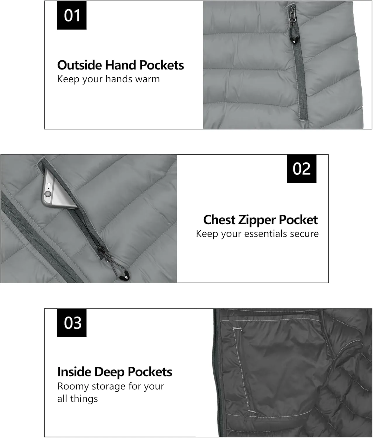 Mapamyumco Women's Puffer Jacket, Lightweight Hooded Winter Coat Windproof and Packable