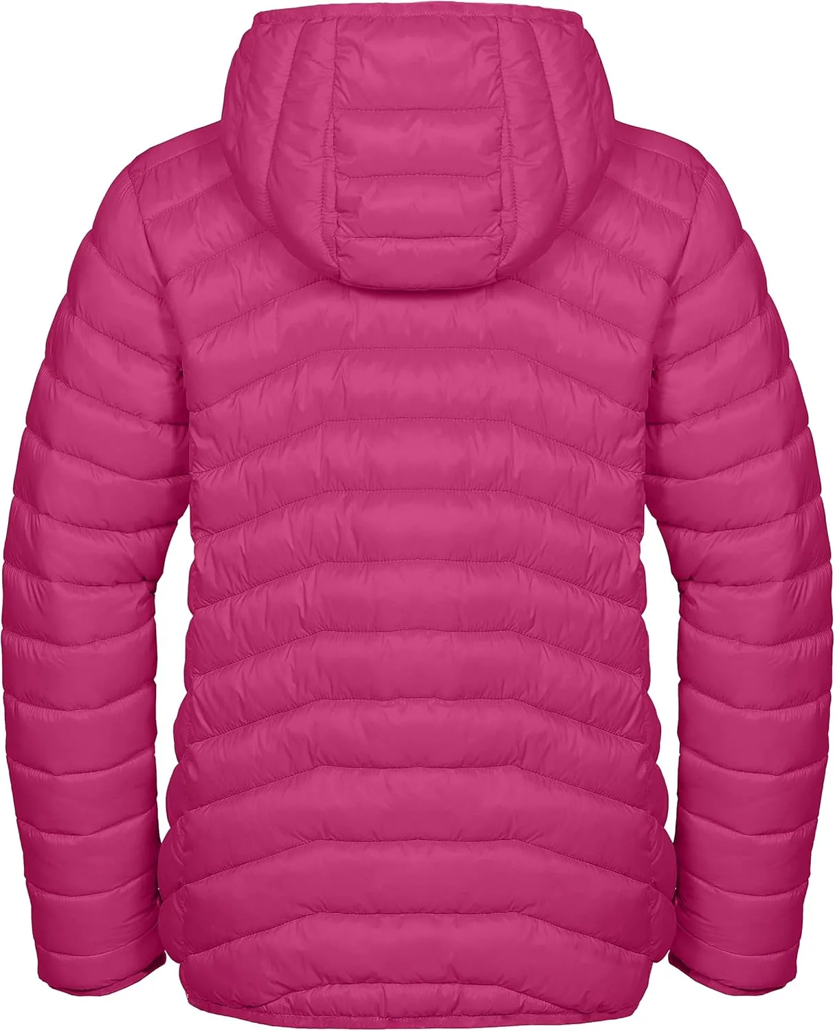 Mapamyumco Women's Puffer Jacket, Lightweight Hooded Winter Coat Windproof and Packable