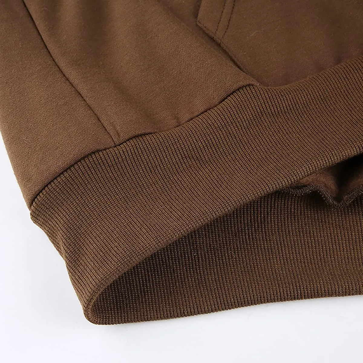 Meladyan Women Oversized Solid Zip Up Hoodie Drawstring Hooded Long Sleeve Fleece Vintage Sweatshirts Jackets Pockets 90s