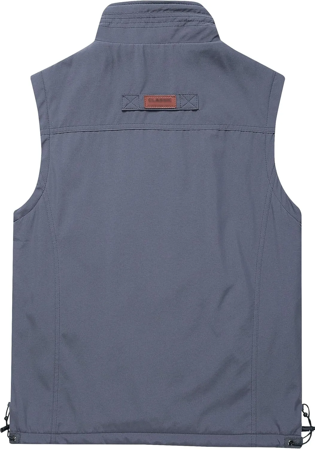Men's Casual Lightweight Vest Fleece Lined Windproof Warm Sleeveless Jacket