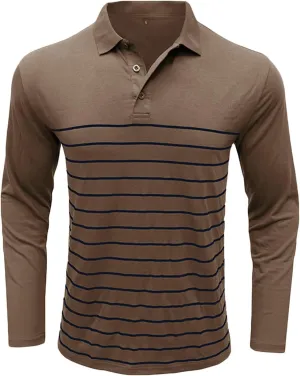 Men's Casual Round Neck Long Sleeve Pullover Printed T-Shirt Blouse Tops, 2024 Tall and Big Mens Tops Fall Trendy