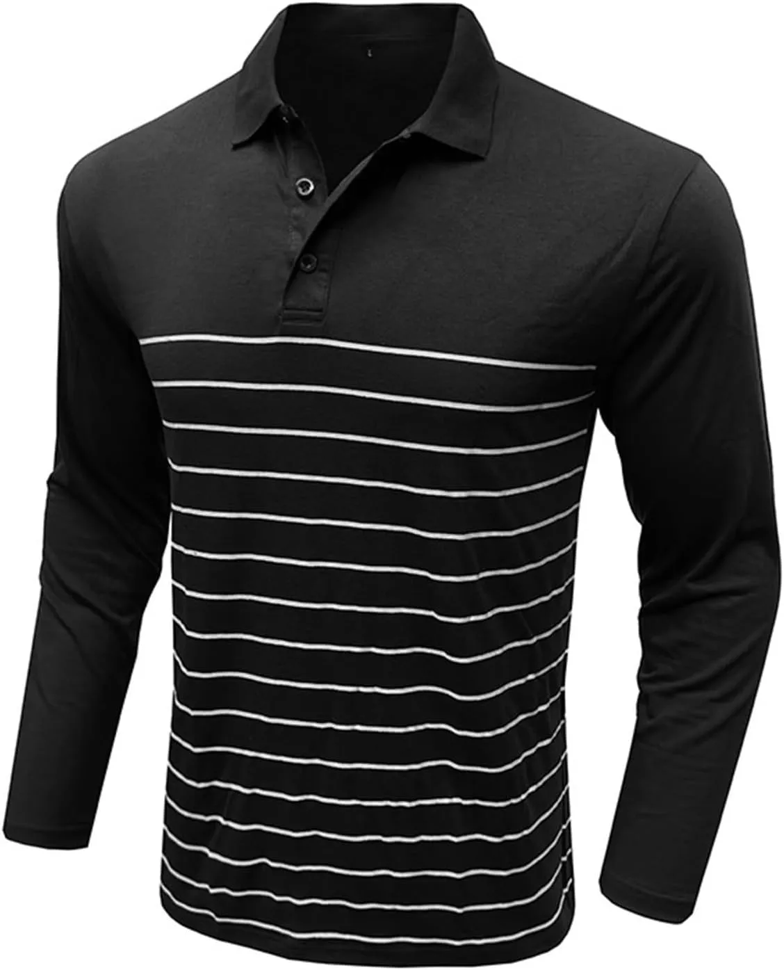 Men's Casual Round Neck Long Sleeve Pullover Printed T-Shirt Blouse Tops, 2024 Tall and Big Mens Tops Fall Trendy