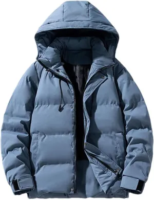 Men's Coat, Short Cotton-Padded Jacket, Thickened Cotton-Padded Jacket