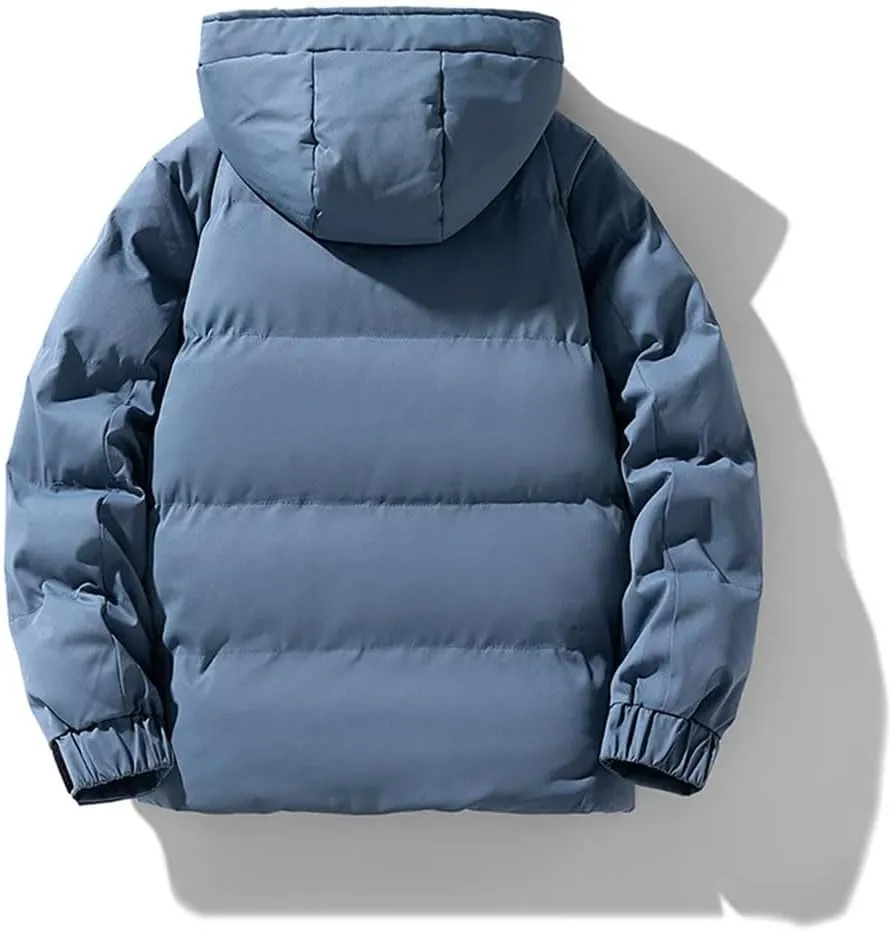 Men's Coat, Short Cotton-Padded Jacket, Thickened Cotton-Padded Jacket