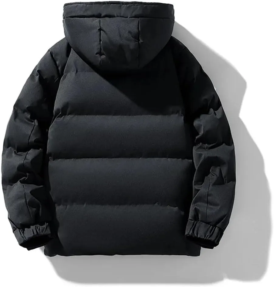 Men's Coat, Short Cotton-Padded Jacket, Thickened Cotton-Padded Jacket