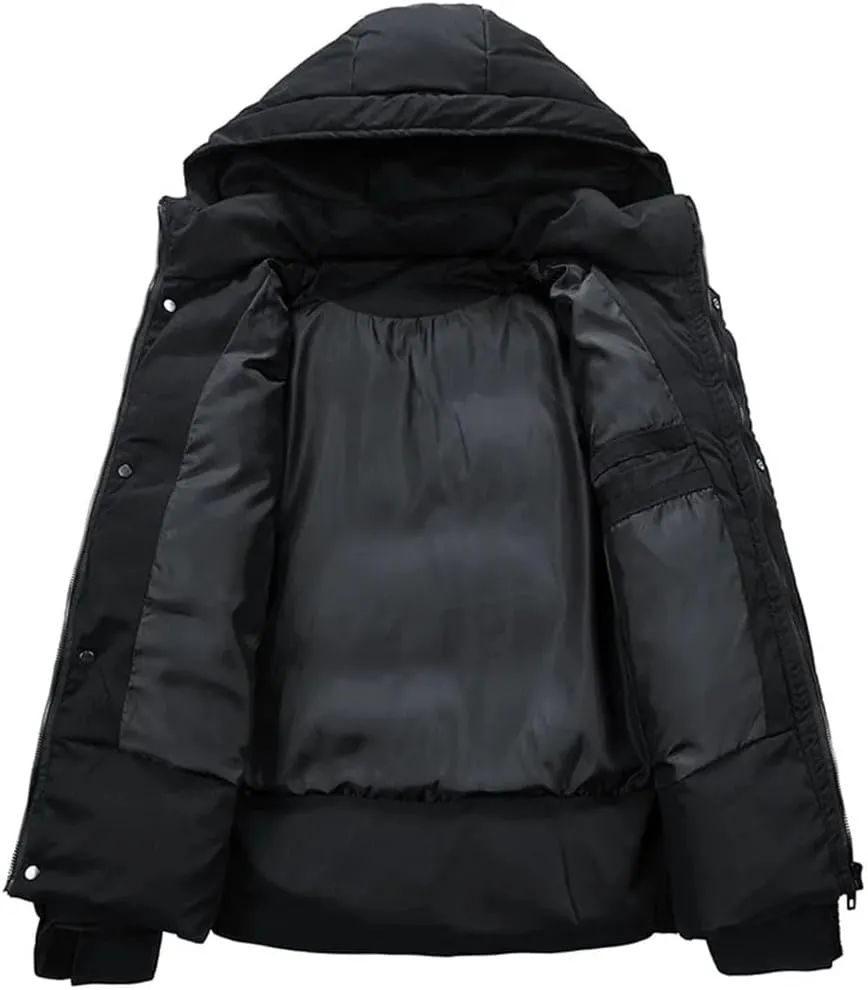 Men's Coat, Short Cotton-Padded Jacket, Thickened Cotton-Padded Jacket