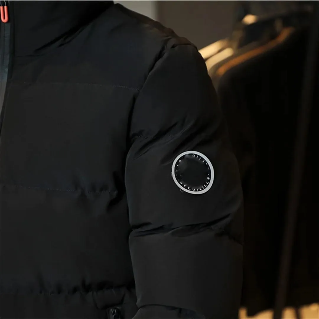 Men's Cotton-Padded Warm Cotton-Padded Jacket On Cotton-Padded Coat Coat