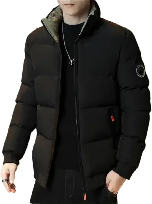 Men's Cotton-Padded Warm Cotton-Padded Jacket On Cotton-Padded Coat Coat