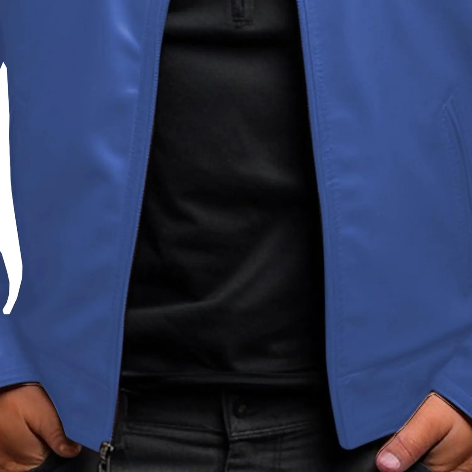 Men's Stand Collar Faux Leather Jacket Casual Zip Up Leather Motorcycle Jacket Solid Color Slim Punk Biker Outwear