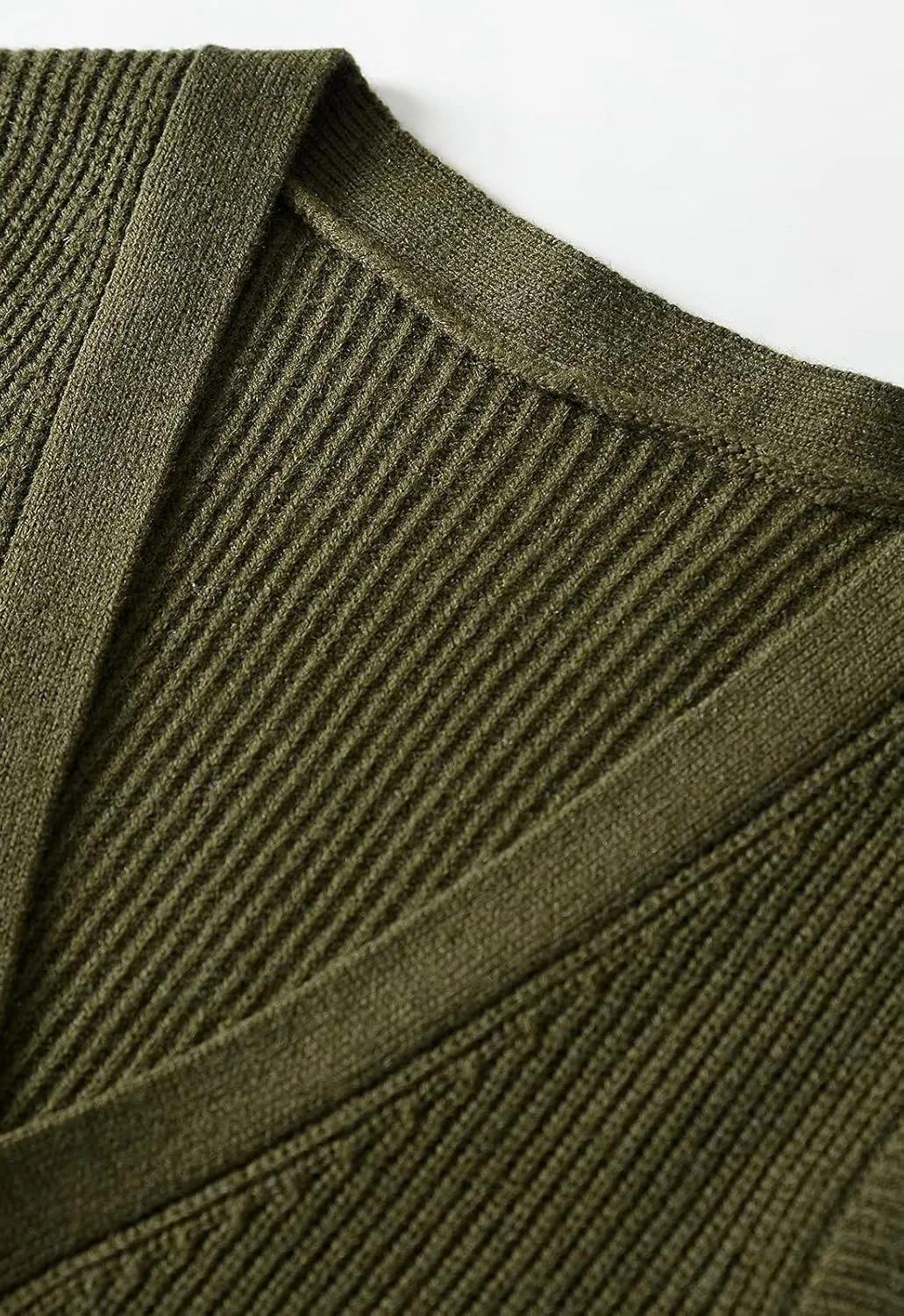 Men's Sweater Vest V-Neck Sleeveless Knitted Button Cardigan DXL Big and Tall Vest