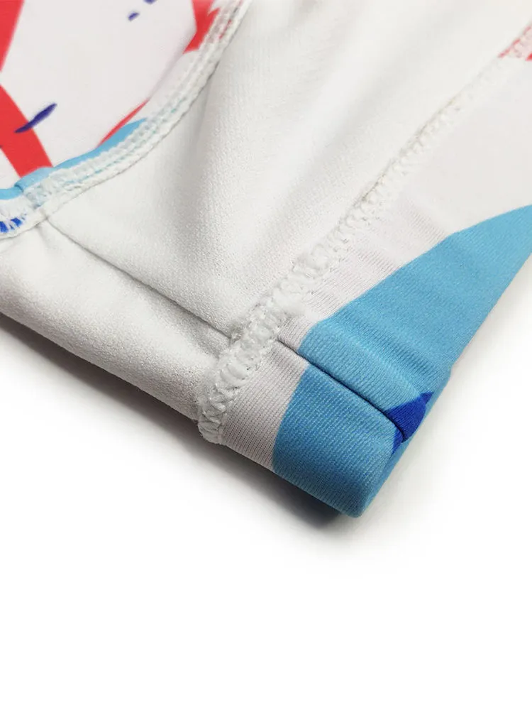 Mens Trendy Swim Beach Briefs with Built-in Cup