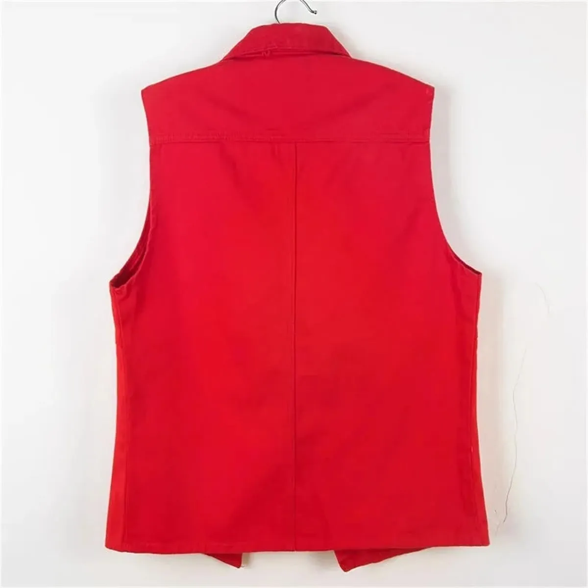 Mid-Length Denim Vest For Women, Slim Fit, Casual Sleeveless Vest, Denim Jacket Top