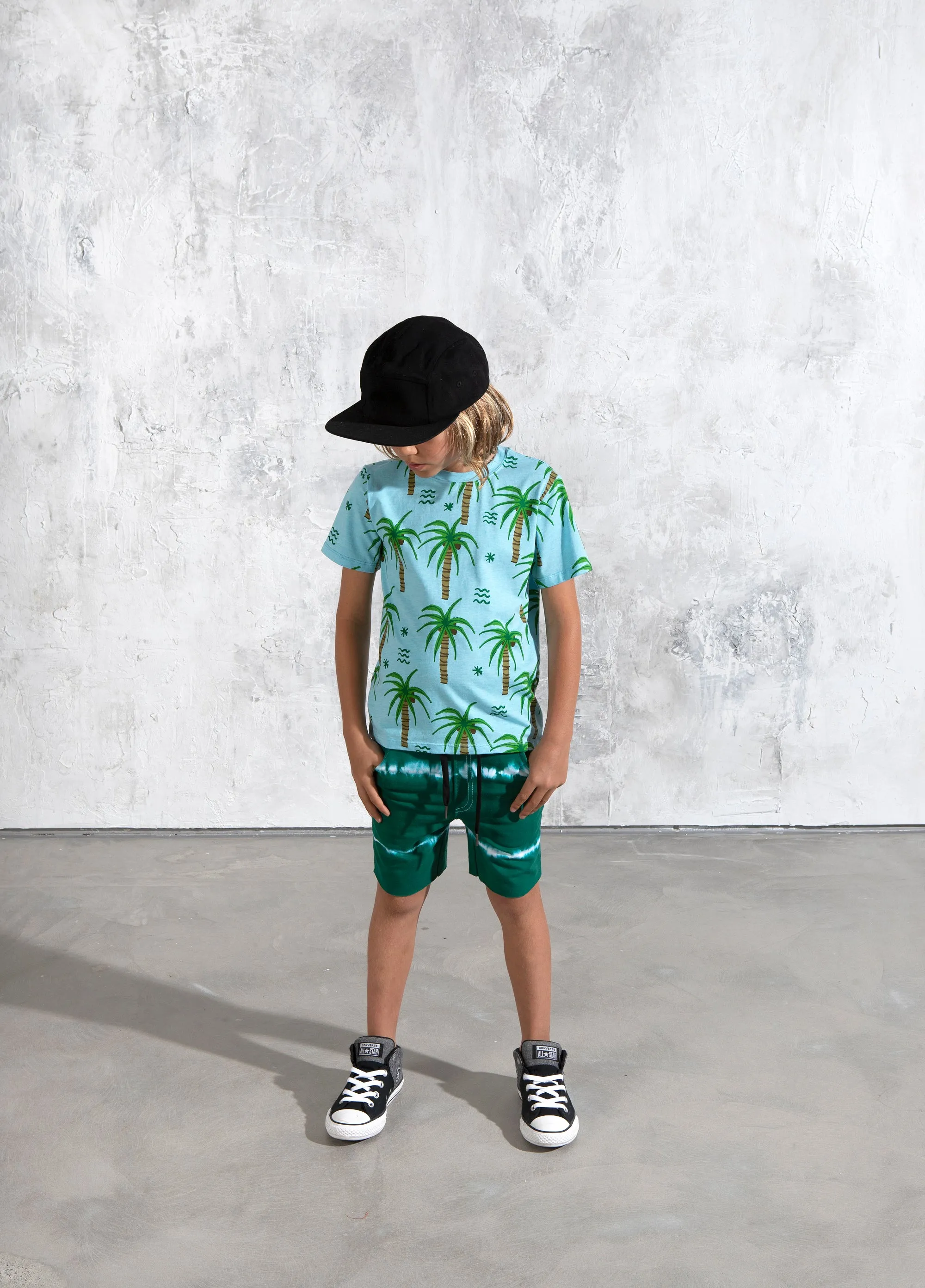 Minti Ripple Short - Green Tie Dye