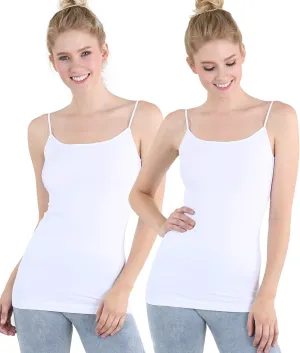 NIKIBIKI Women Seamless Basic Camisole, Made in U.S.A, One Size