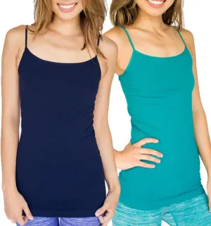 NIKIBIKI Women Seamless Basic Camisole, Made in U.S.A, One Size