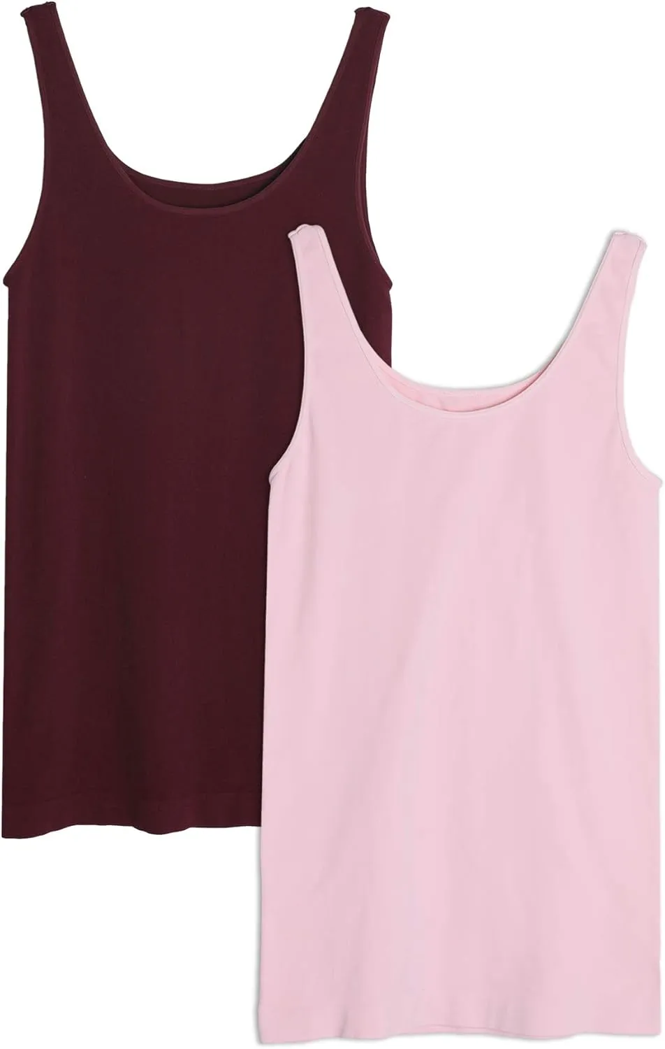 NIKIBIKI Women Seamless Wide Strap Basic Tank Top, Made in U.S.A, One Size