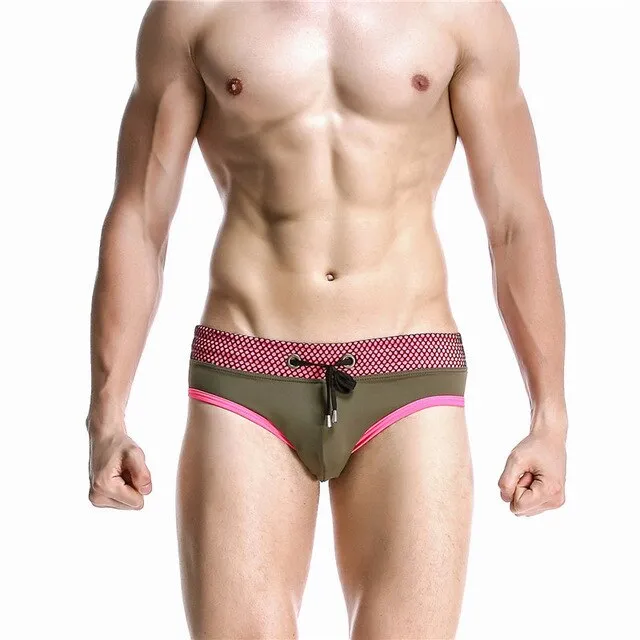 Orange Blue Low Swimtrunk