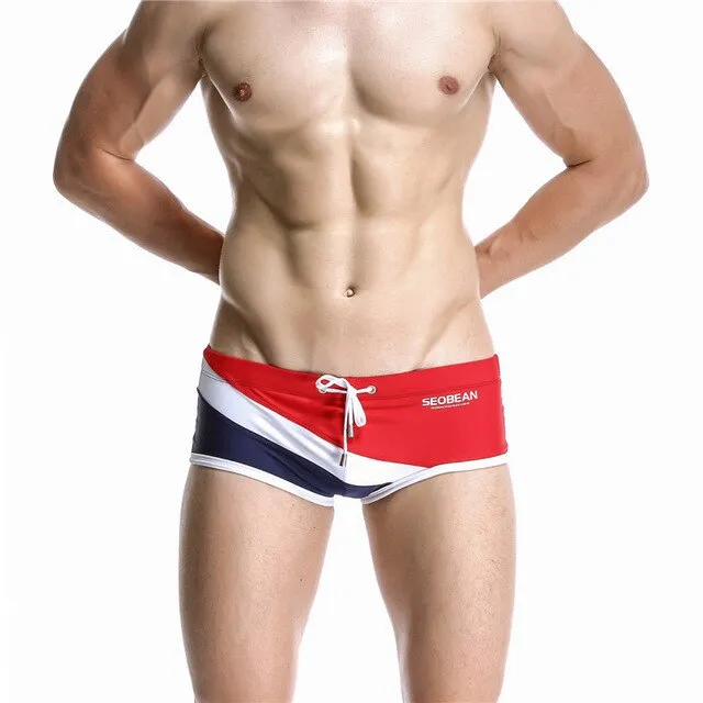 Red White Blue Low Swimtrunk