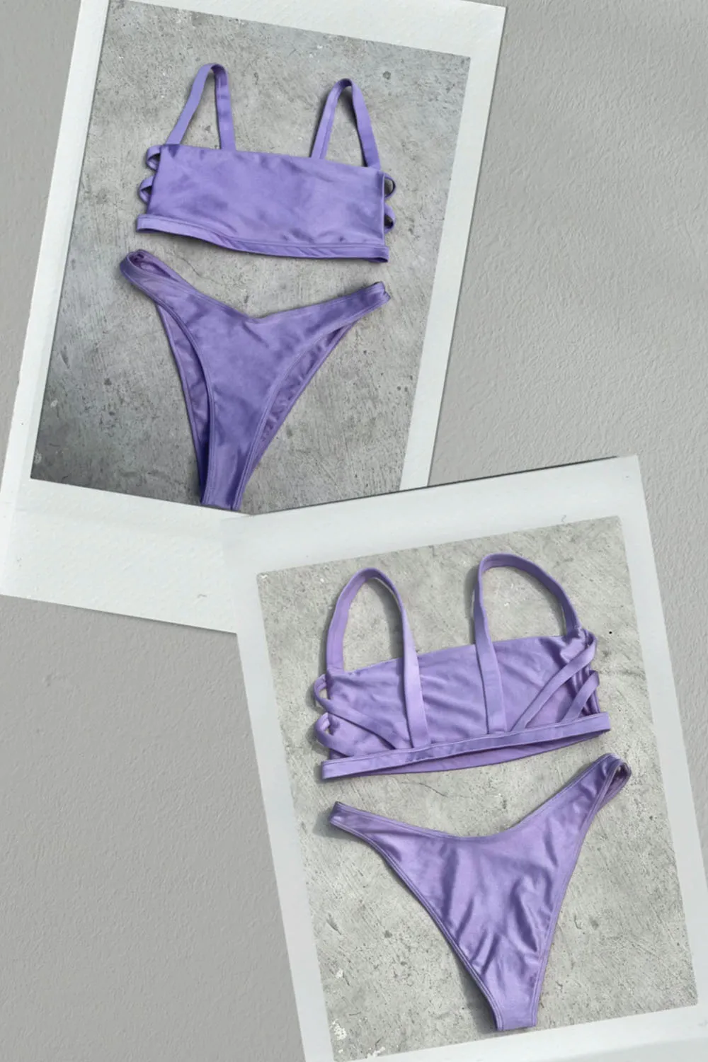 Regina Lavender Bralette Bikini Top