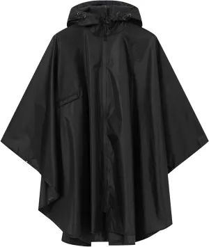 SaphiRose Lightweight Kids Rain Poncho Waterproof Jacket Zipper Up Rain Coat