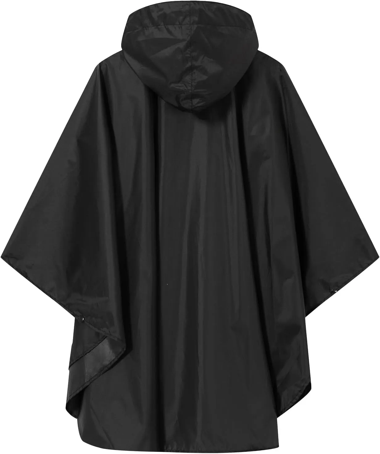 SaphiRose Lightweight Kids Rain Poncho Waterproof Jacket Zipper Up Rain Coat