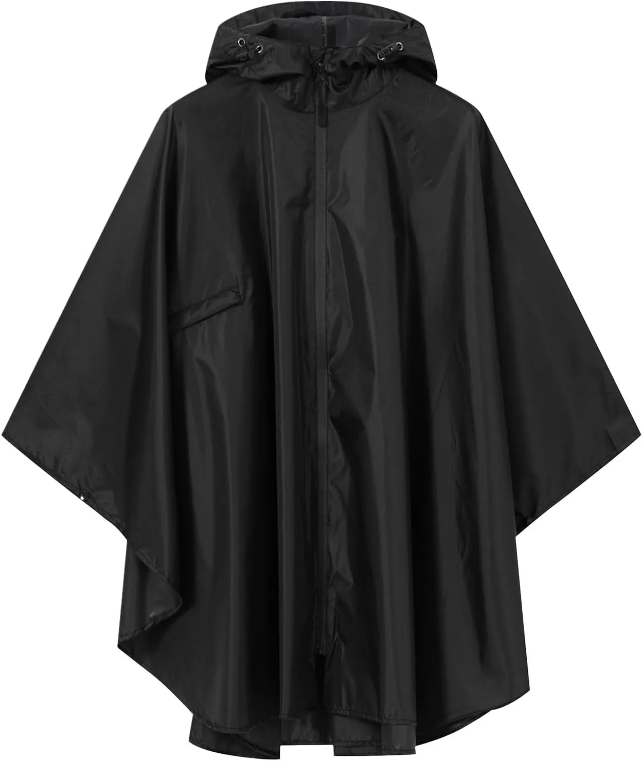SaphiRose Lightweight Kids Rain Poncho Waterproof Jacket Zipper Up Rain Coat
