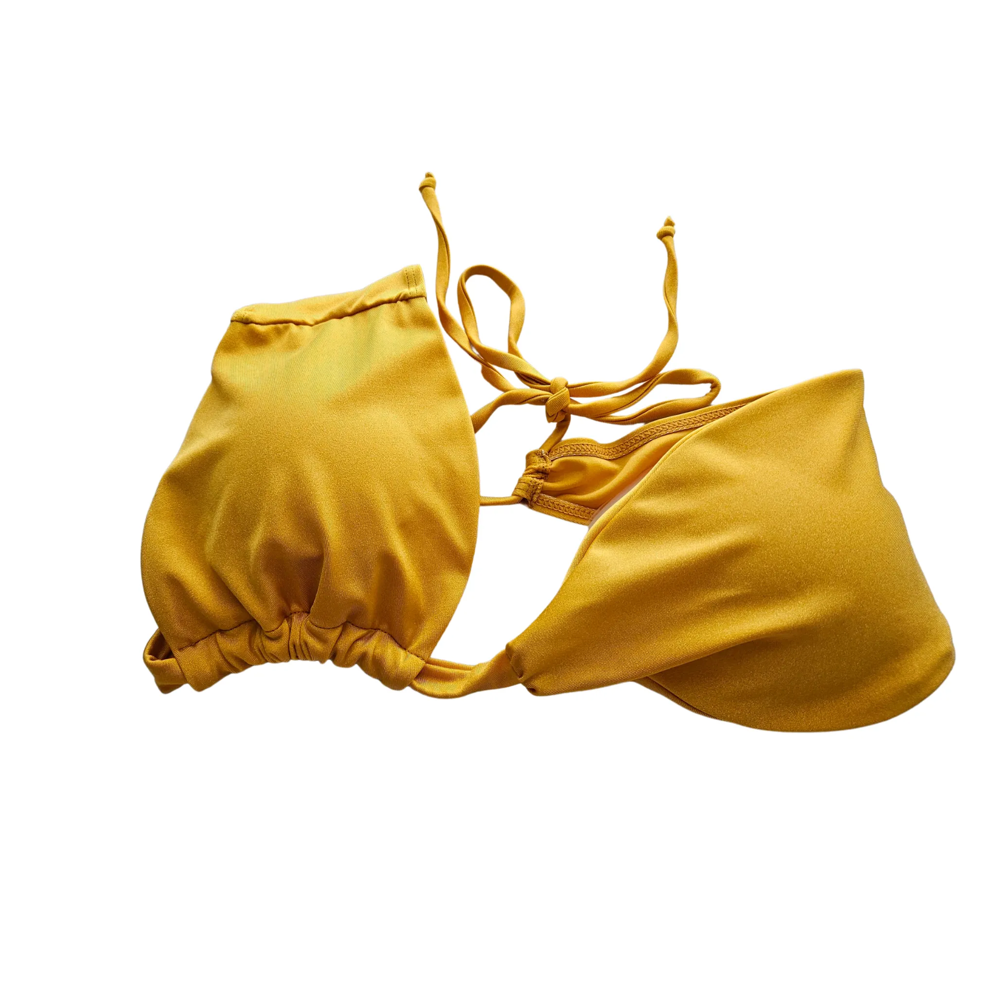 Shiny One Shoulder  Two-Piece Bikini Set