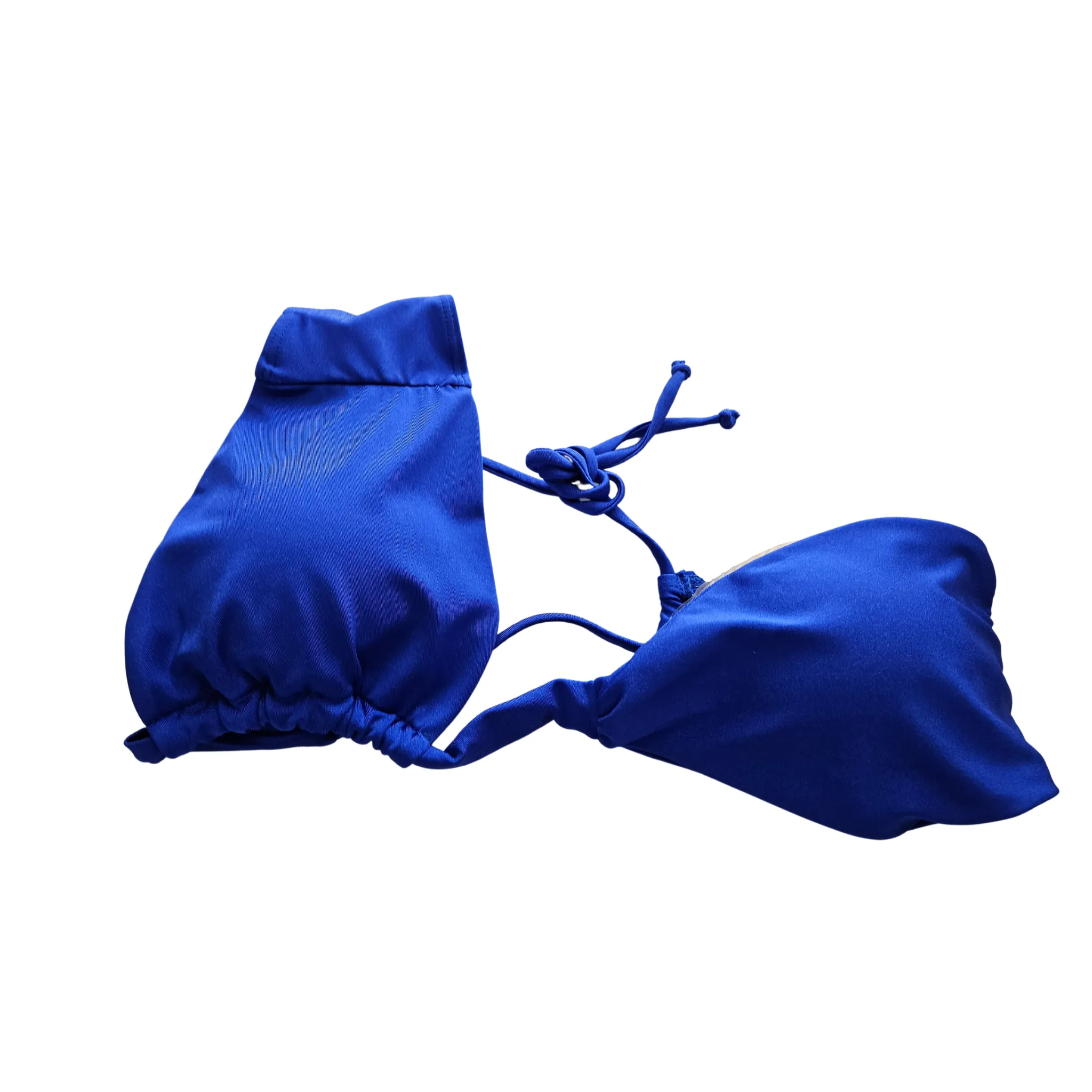 Shiny One Shoulder  Two-Piece Bikini Set