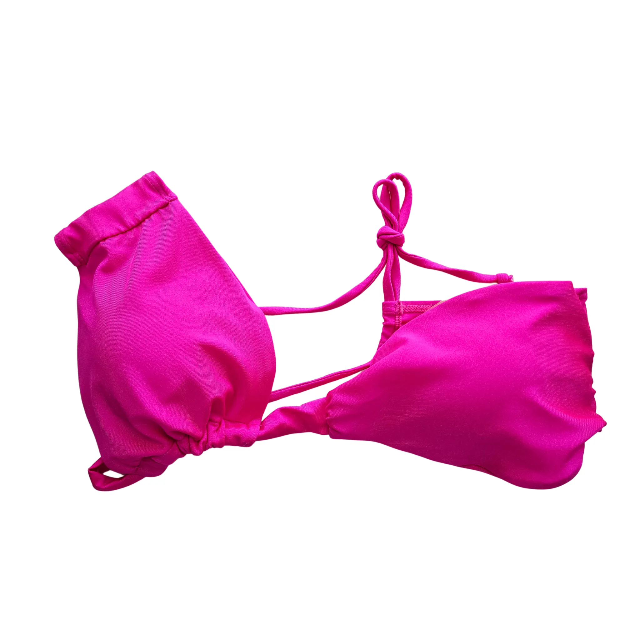 Shiny One Shoulder  Two-Piece Bikini Set