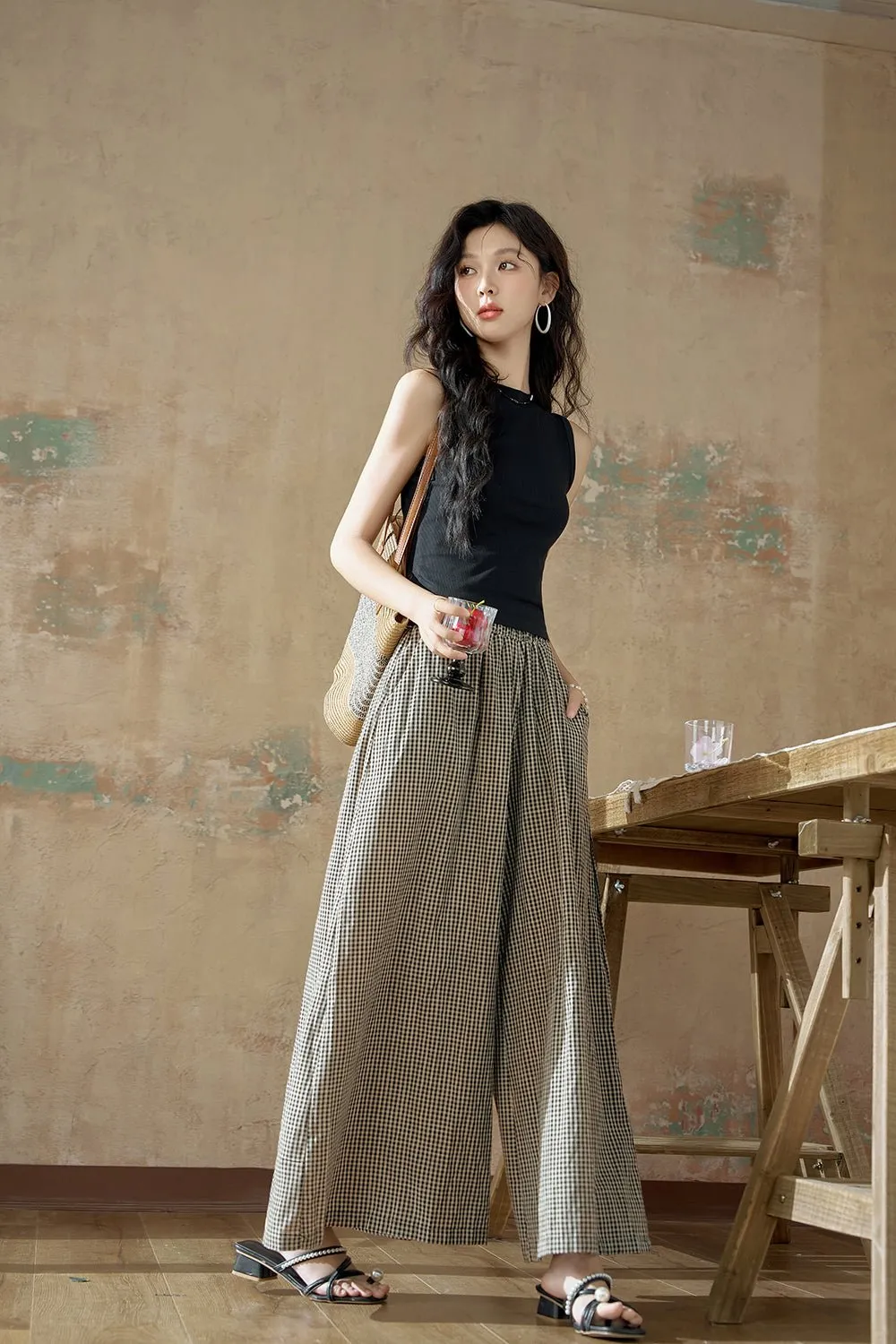 Sleeveless T-shirt and Pant Set Separately Sold