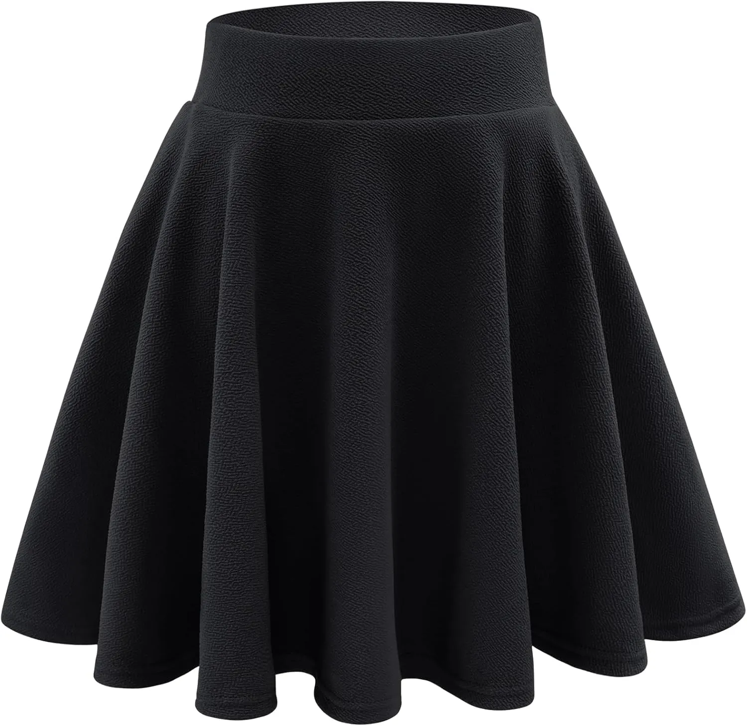 Stelle Girls Skirt Casual Flare Plain Pleated Stretch Waist Skater Skirts Uniform Skorts with Built in Shorts 5-15 Years