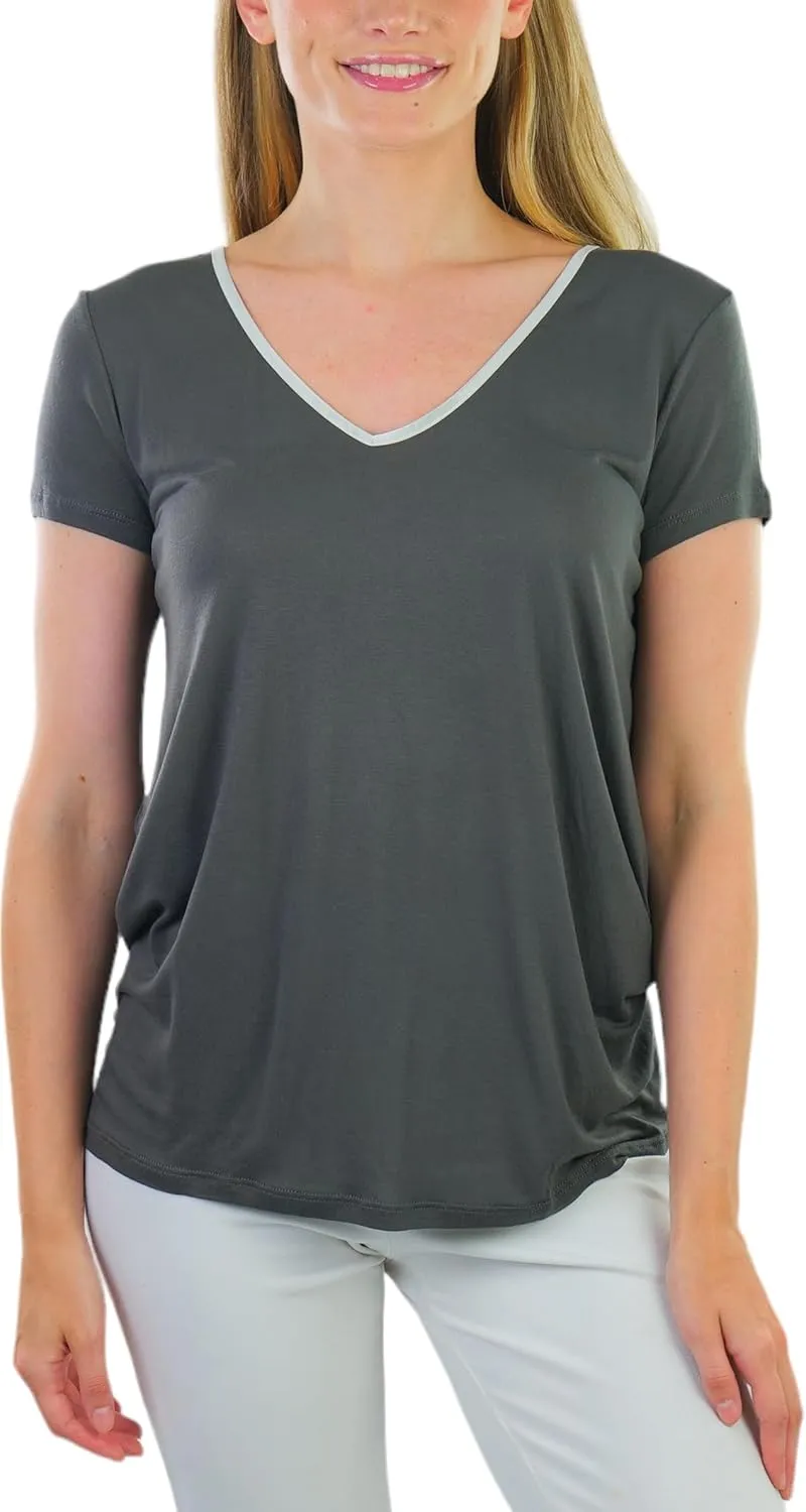 ToBeInStyle Womens Unique Open Back Design Tops Tank Shirt