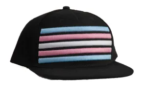 Trans Pride Flat Billed Snap Back Cap