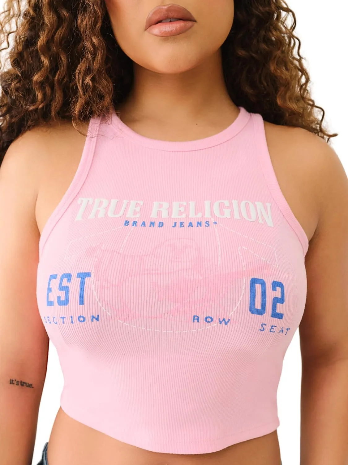True Religion Women's Buddha Goddess Tank