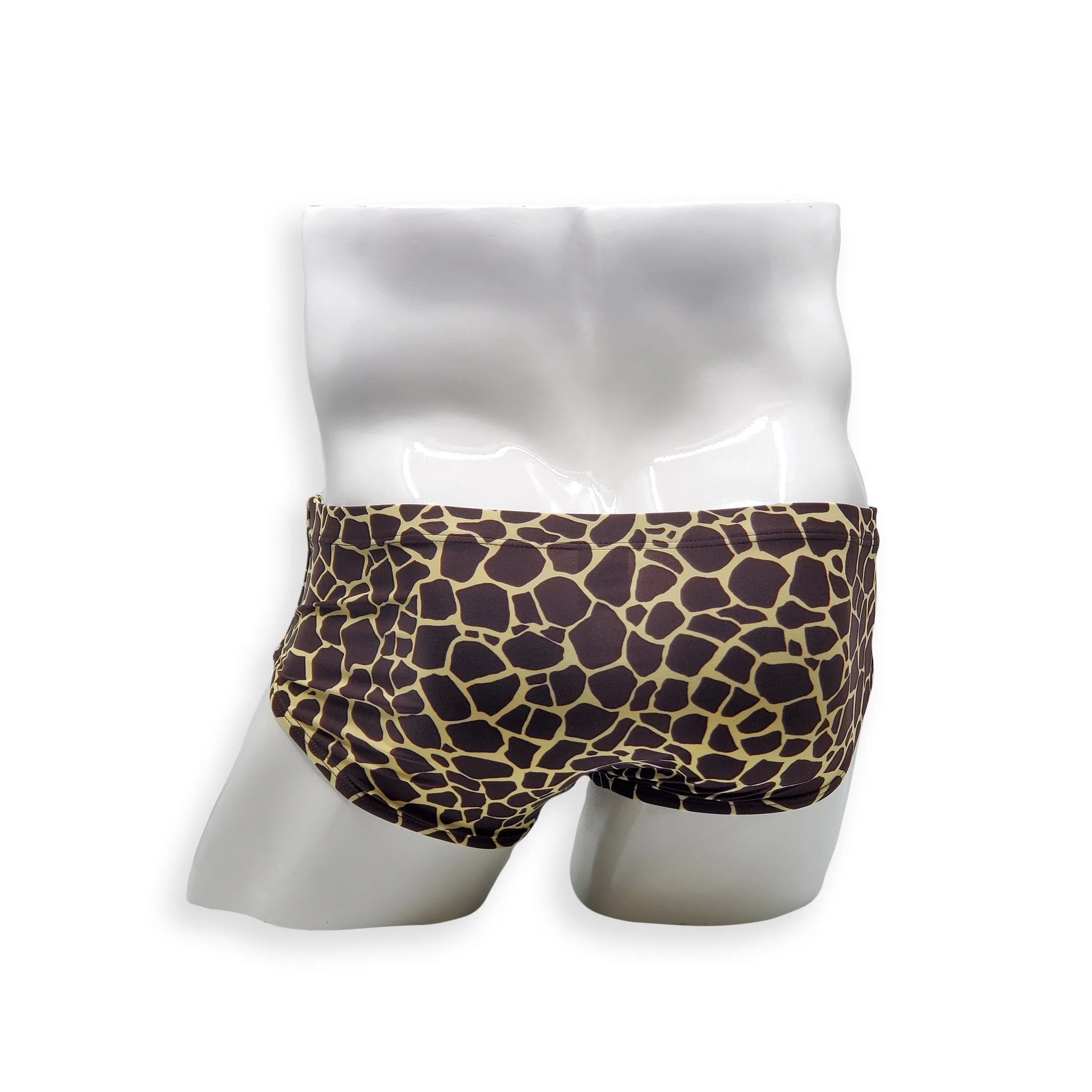 Vintage Cut Swim Brief - Giraffe