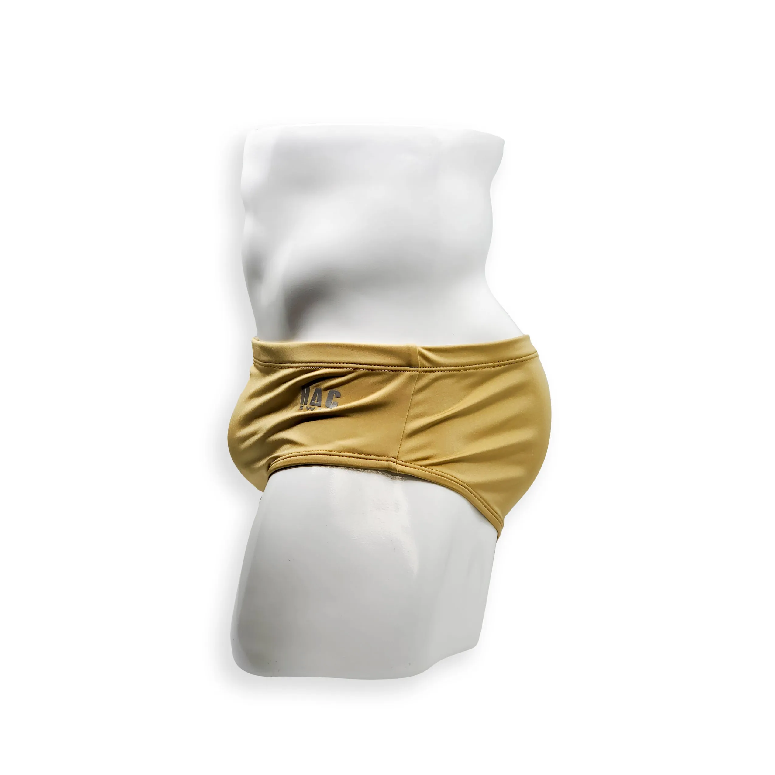 Vintage Cut Swim Brief - Gold