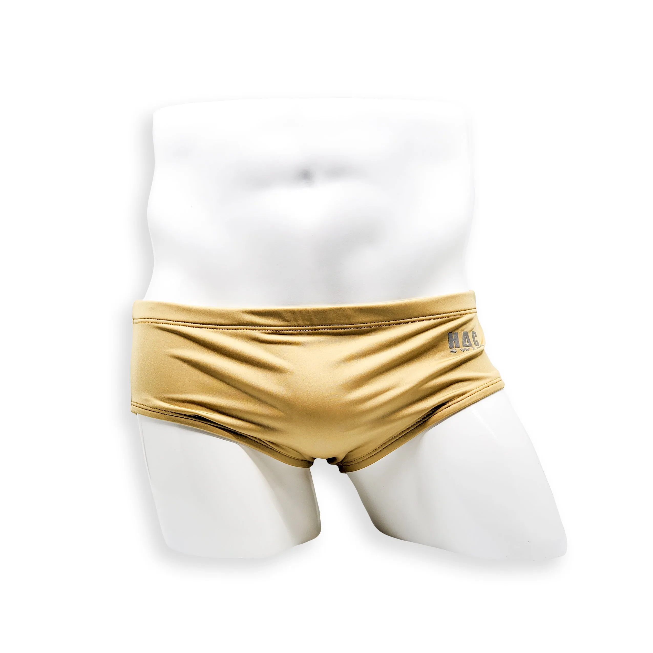 Vintage Cut Swim Brief - Gold