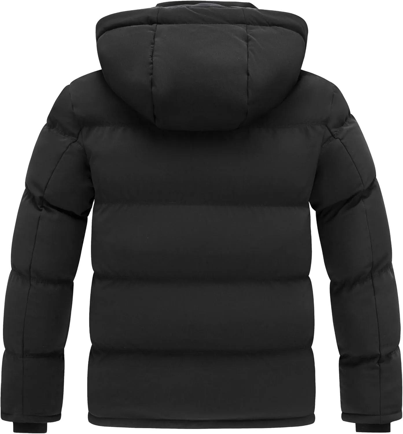 wantdo Men's Warm Winter Coat Waterproof Puffer Jacket Windproof Thicken Outwear