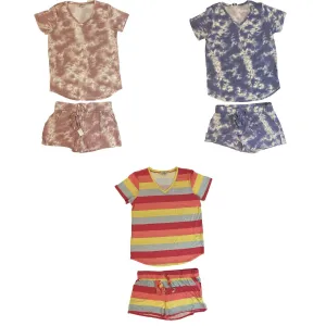 Wildfox Women's Lightweight Jersey Knit 3-Piece Short Set