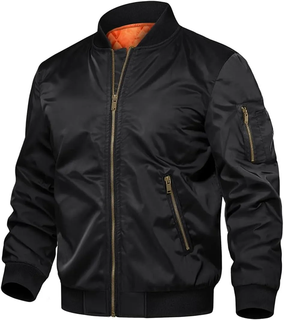 Winter Military Jacket Outwear Mens Cotton Padded Pilot Jacket Coat Casual Baseball Jackets