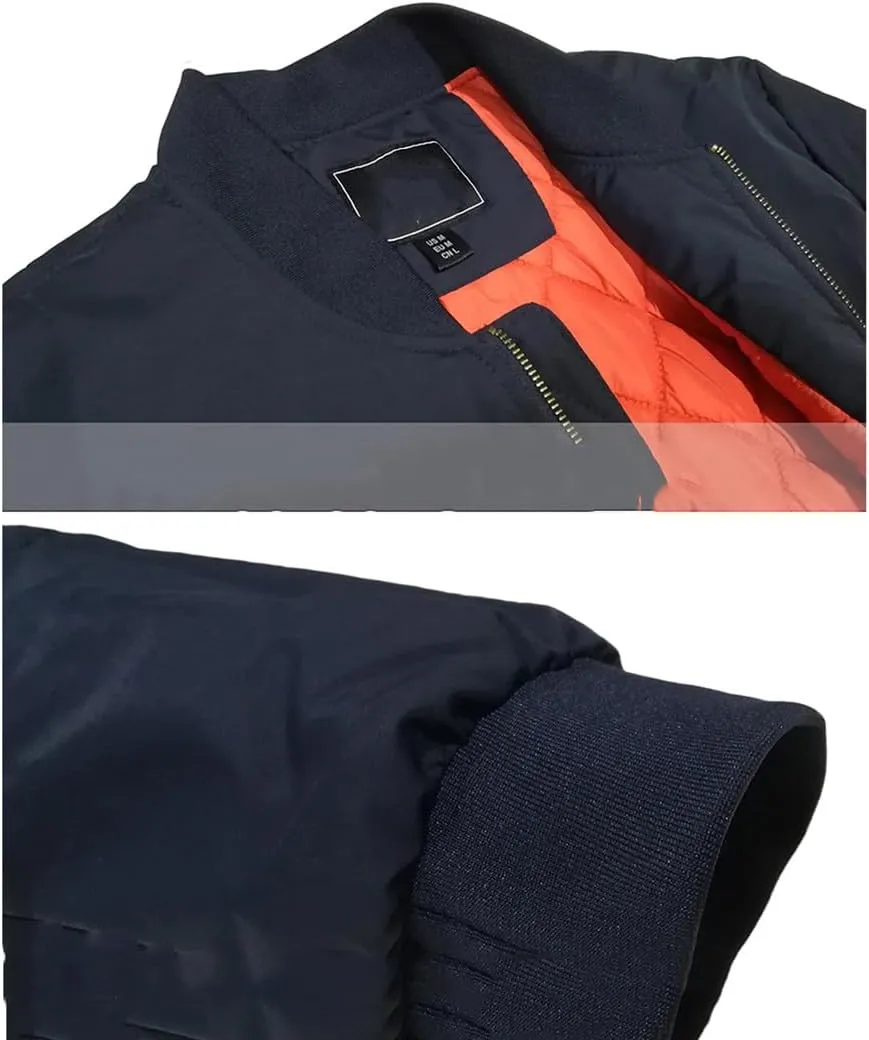 Winter Military Jacket Outwear Mens Cotton Padded Pilot Jacket Coat Casual Baseball Jackets