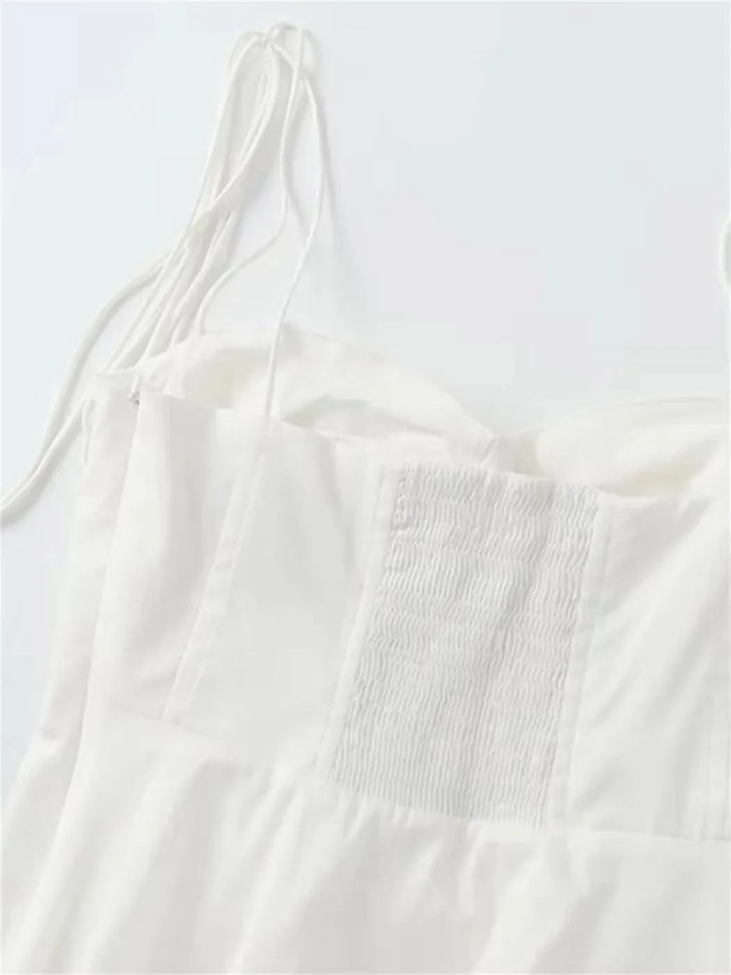 Women's Bustier Camisole Sweetheart Neckline With Adjustable Tied Straps Side Zipper Sleeveless Layering Top