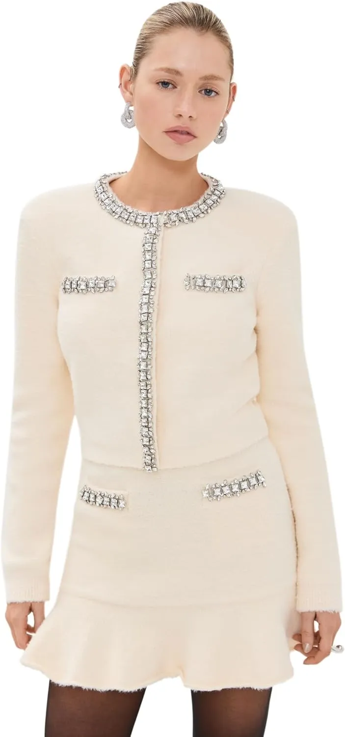 Women's Cream Soft Knit Cardigan