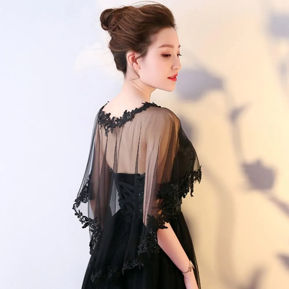 Women's Lace Wedding Bridal Bolero Jackets Shawl Formal Party Prom Evening Cape for Bride Bridesmaid Wrap Shrugs