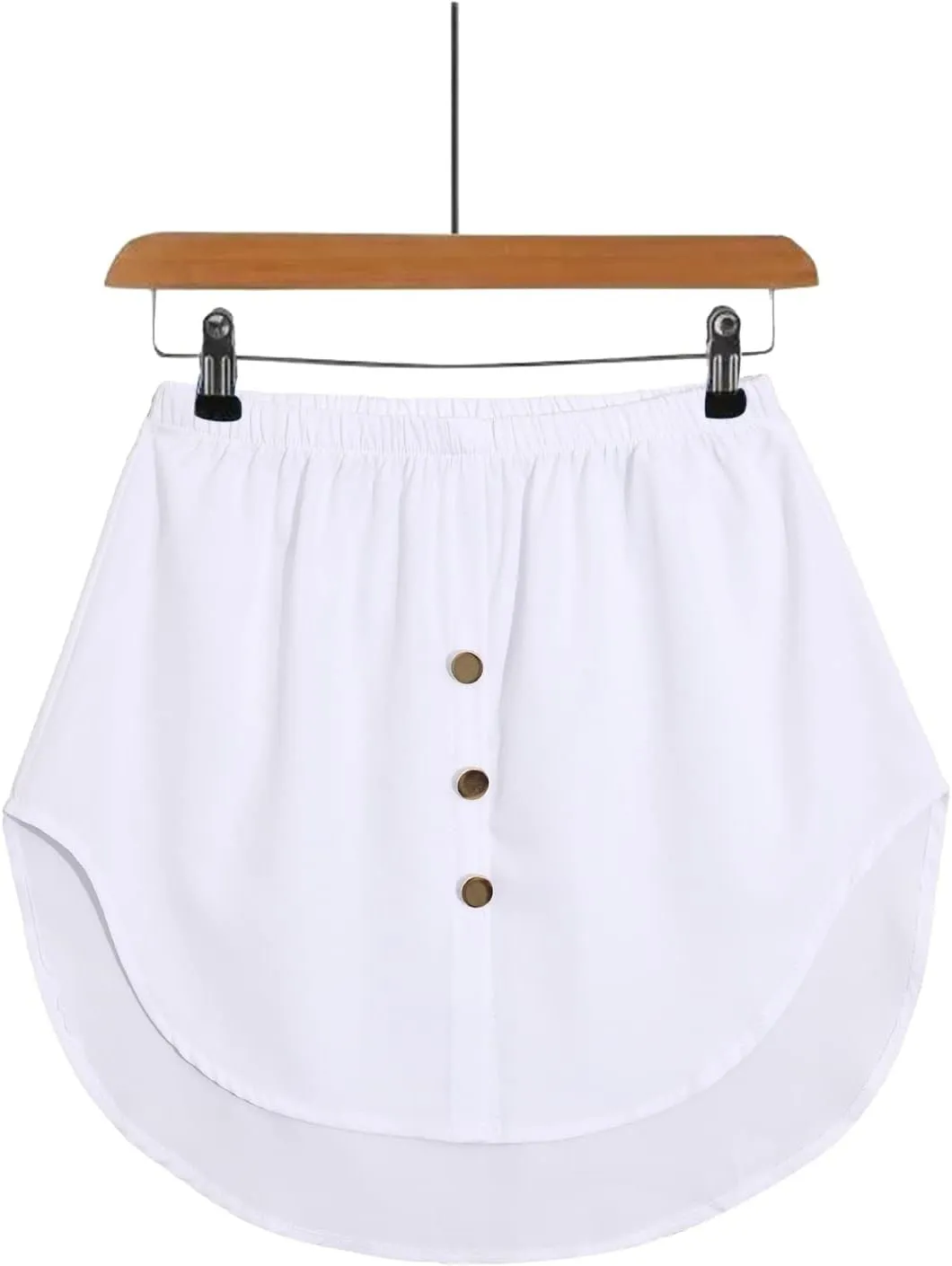 Womens New Versatile Shirts Hem Mini Skirts Fashion Layering Waist Bottom Extender Underwear A-line Skirt Butt Curtain
