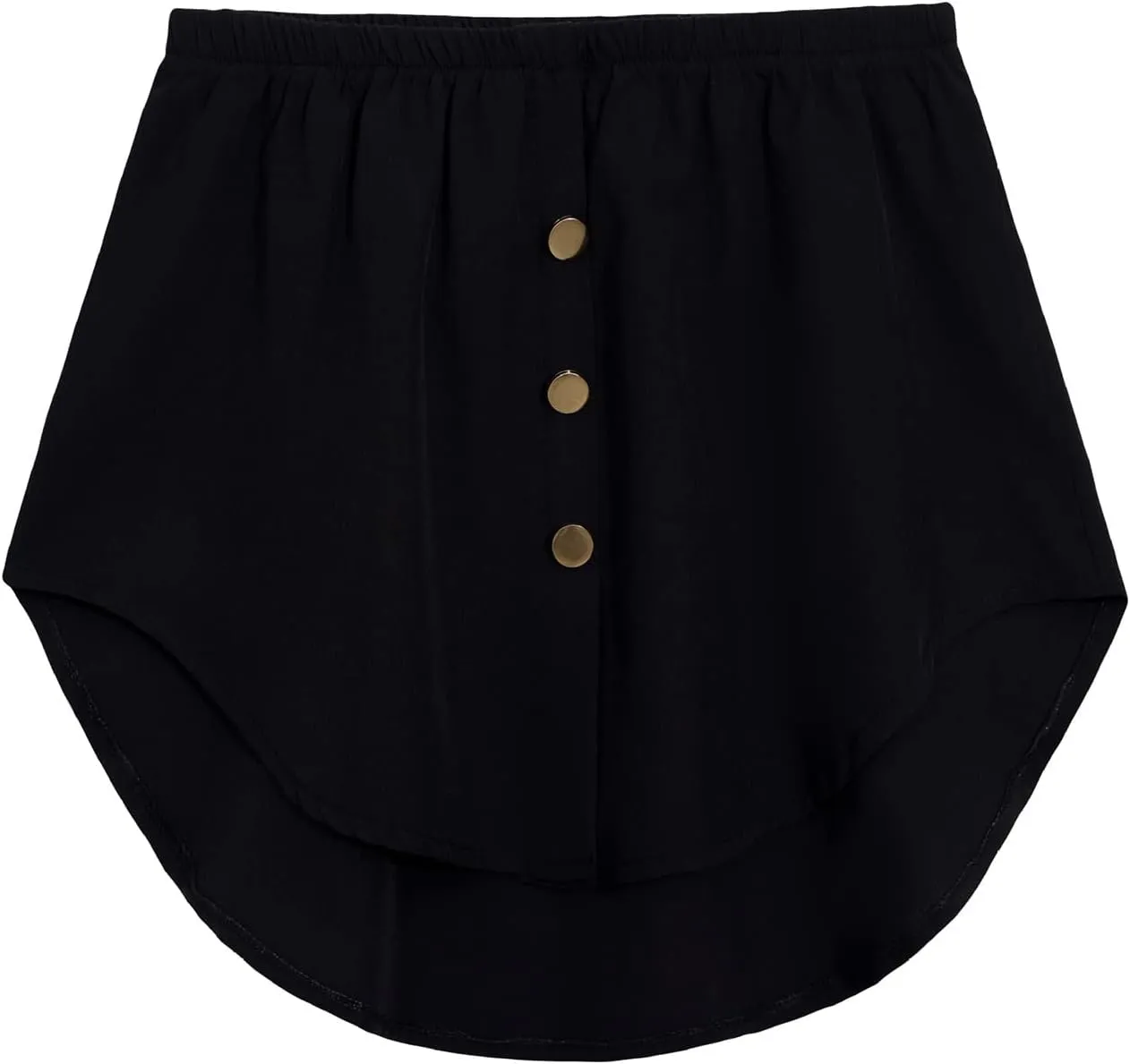 Womens New Versatile Shirts Hem Mini Skirts Fashion Layering Waist Bottom Extender Underwear A-line Skirt Butt Curtain