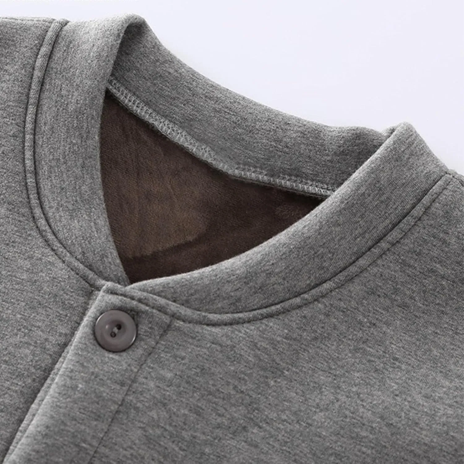 Womens Solid Color Fleece Jacket Snap Front Cardigan Sweatshirt for Women Cardigan Sweater Knit