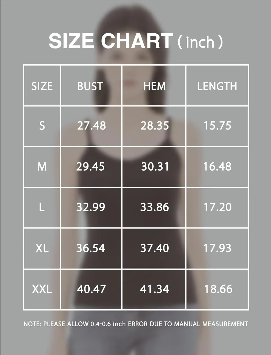 Women's Spaghetti Strap V Neck Tank Tops Slim Fitted Going Out Camisole Basic Sleeveless Layering Shirts