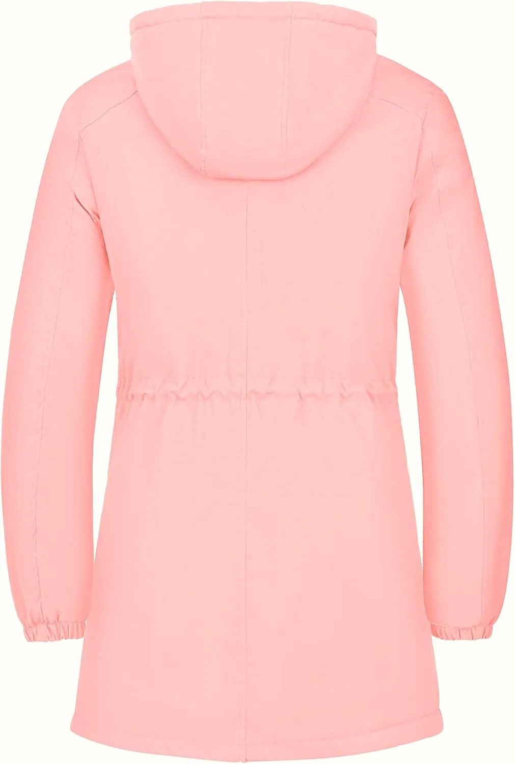 Women's Winter Waterproof Warm Mid-Length Puffer Jacket Parka With Hood