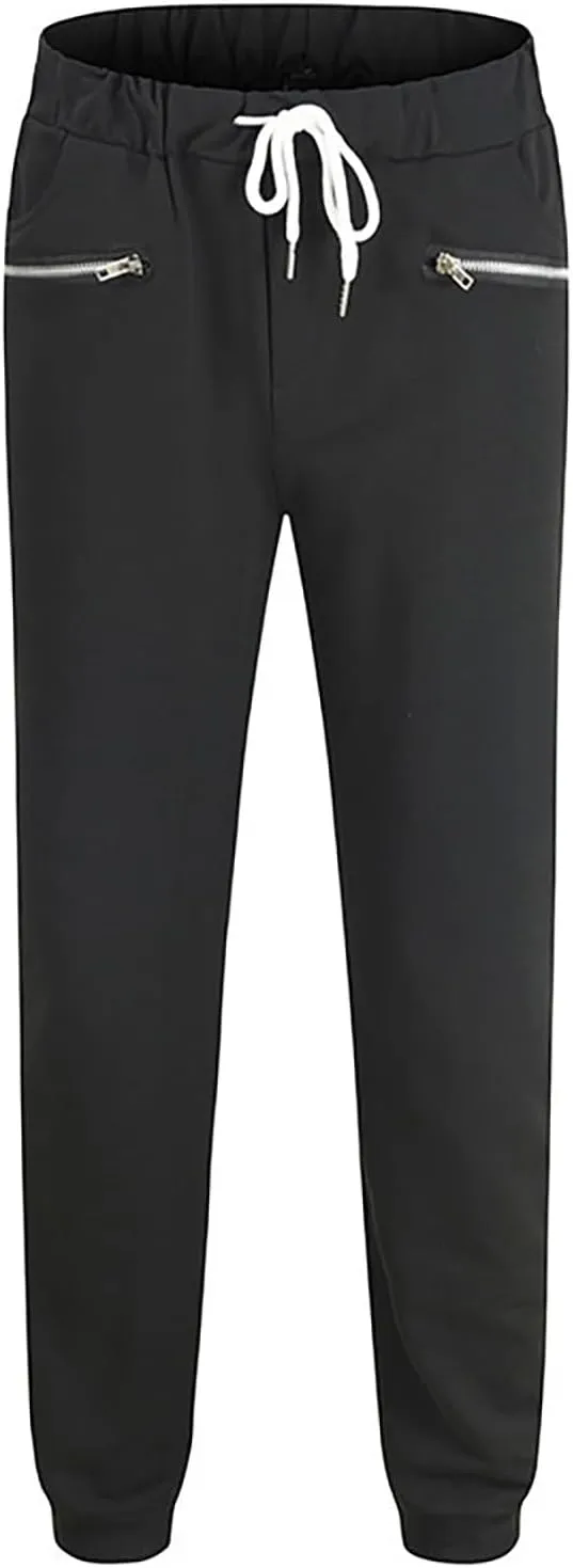 Work Pants for Men Slim Fit Stretch Active Pants Plus Size Ice Breathable Casual Comfy Pants Trousers with Pockets